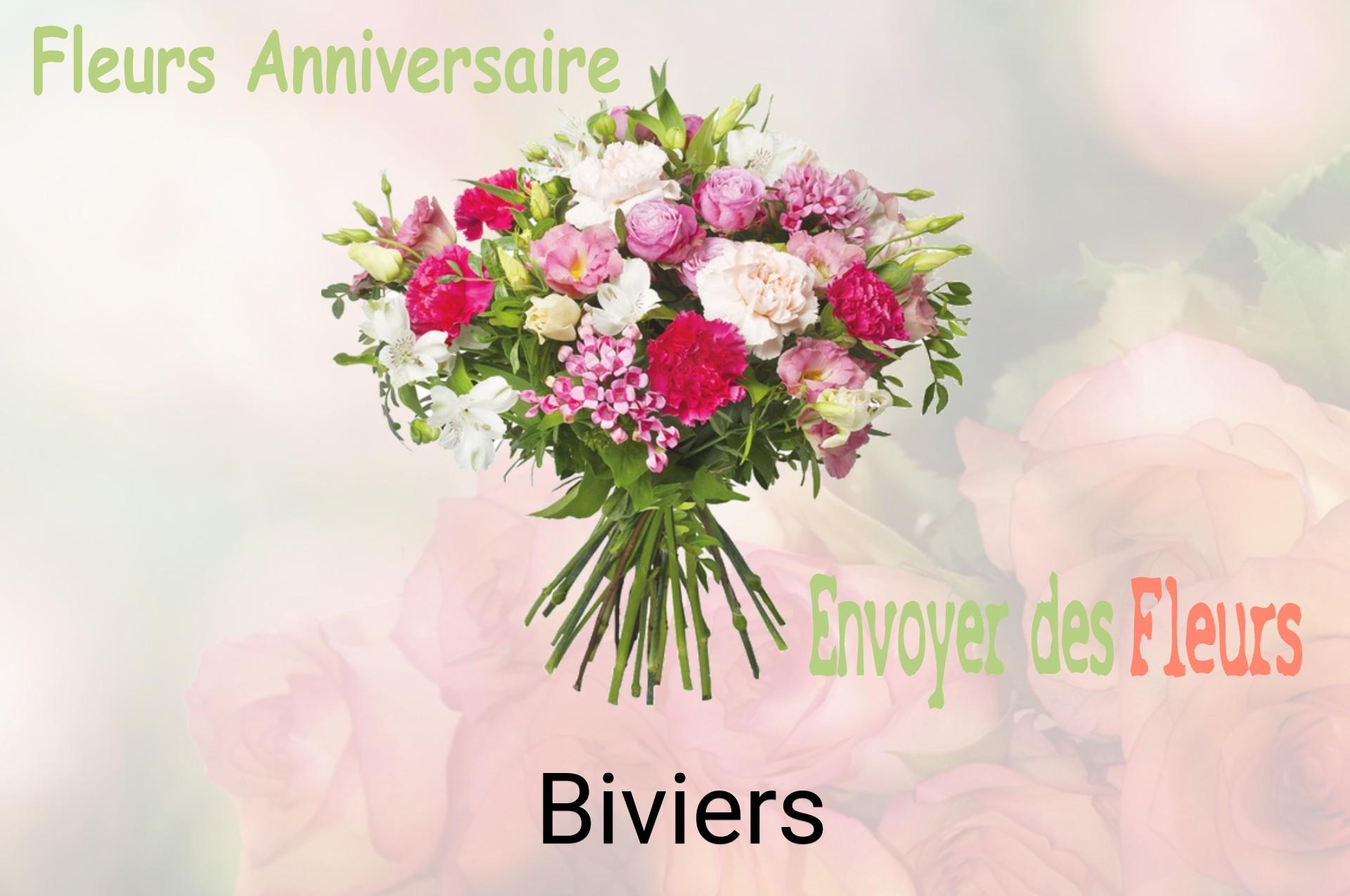 Bouquet de fleurs d’anniversaire livré à Biviers